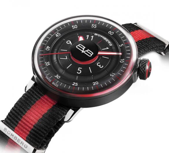 Bomberg BB-01 GENT BLACK & RED CT43H3PBA.01-2.9 Replica Watch